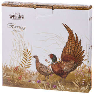 Тарелка закусочная 'Охота' (кролики) 20.5 см, Lefard 3