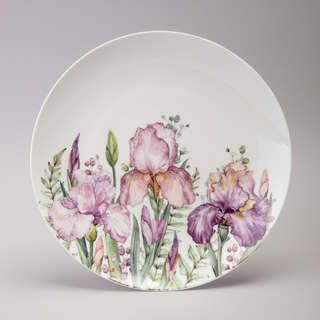Тарелка обеденная 'Ирисы' (Irises) 25.5 см, Lefard, арт.425-142