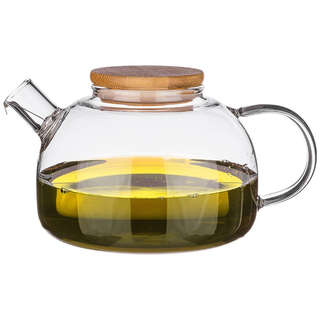 Чайник заварочный 'Native' 800 мл, стекло, бамбуковая крышка,...