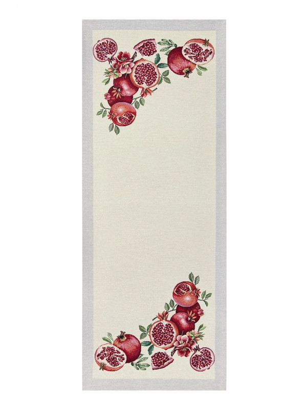 Дорожка для стола 'Гранаты' 44х140 см, гобелен, Le Gobelin
