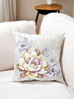 Наволочка декоративная 'Желтый пион' 45х45 см, гобелен, Le Gobelin 5