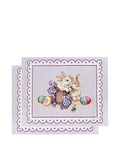 Комплект из 2-х салфеток 'Лавандово-сиреневое настроение' 35х...