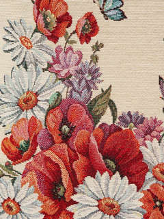 Наволочка декоративная 'Лето маки' 45х45 см, гобелен, Le Gobelin 2