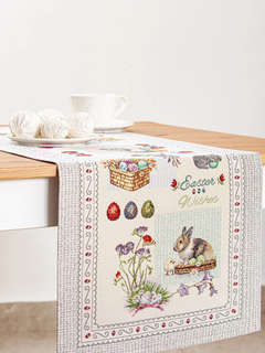 Дорожка для стола 'Пасхальный мотив' 40х100 см, гобелен, Le G...