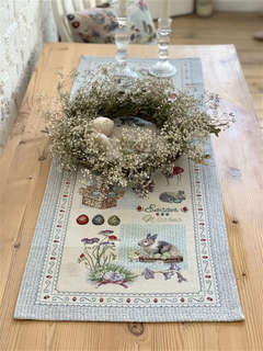 Дорожка для стола 'Пасхальный мотив' 40х100 см, гобелен, Le Gobelin 3