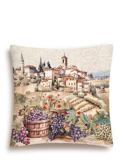 Наволочка декоративная 'Тоскана, Виноград' 45х45 см, гобелен,...