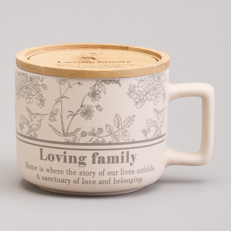 Кружка 'Sweet Home' 400 мл, бамбуковая крышка, Lefard, арт.756-476