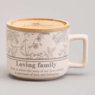 Кружка 'Sweet Home' 400 мл, бамбуковая крышка, Lefard, арт.75...