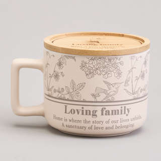 Кружка 'Sweet Home' 400 мл, бамбуковая крышка, Lefard, арт.756-476 3