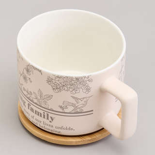 Кружка 'Sweet Home' 400 мл, бамбуковая крышка, Lefard, арт.756-476 6