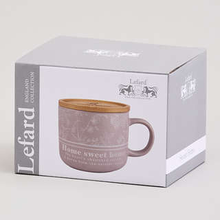 Кружка 'Loving Family' 400 мл, бамбуковая крышка, Lefard, арт.756-478 9