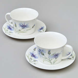 Чайный набор на 2 персоны 'Васильки', 4 предмета, 250 мл, Lef...
