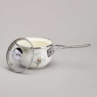 Ковш эмалированный 'Dandelion' 900 мл, 14 см, Agness, арт.943-059 2