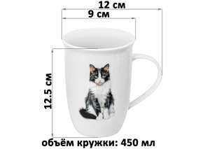 Кружка 450 мл 'Кот Степан', Elan Gallery 4