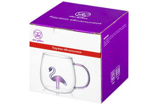 Кружка 450 мл 'Crystal glass' (фламинго), Elan Gallery 5