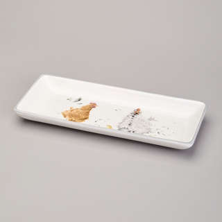 Блюдо прямоугольное, 28х12 см, Lefard 'Funny Hens' 2