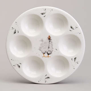 Блюдо на 6 яиц, 18х18 см, Lefard 'Funny Hens'