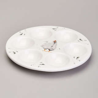 Блюдо на 6 яиц, 18х18 см, Lefard 'Funny Hens' 3