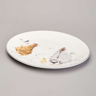 Блюдо овальное, 31.5х25.5 см, Lefard 'Funny Hens' 4