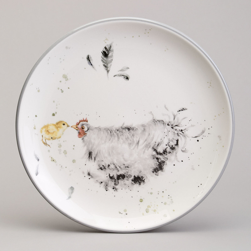 Тарелка закусочная 21 см, Lefard 'Funny Hens'