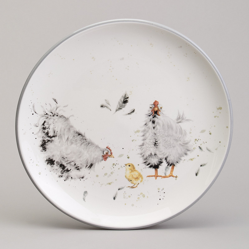 Тарелка закусочная 21 см, Lefard 'Funny Hens'