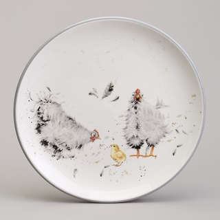 Тарелка закусочная 21 см, Lefard 'Funny Hens'