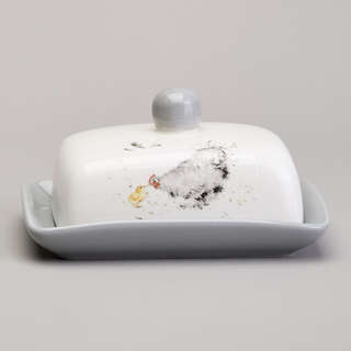 Масленка 17х12х8.5 см, Lefard 'Funny Hens'