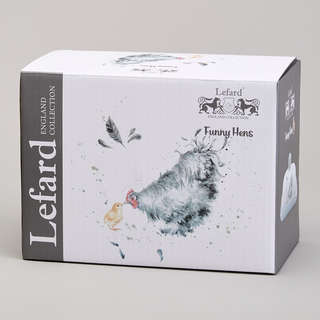 Масленка 17х12х8.5 см, Lefard 'Funny Hens' 7