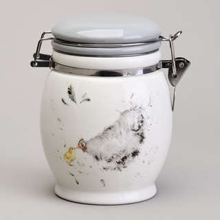 Банка для сыпучих продуктов 700 мл, Lefard 'Funny Hens'