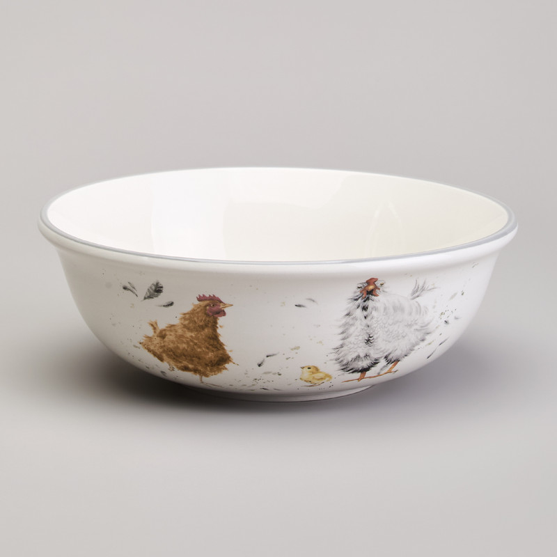 Салатник 1200 мл, Lefard 'Funny Hens'