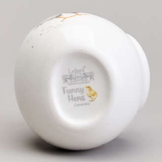 Солонка с ложкой 150 мл, Lefard 'Funny Hens' 4