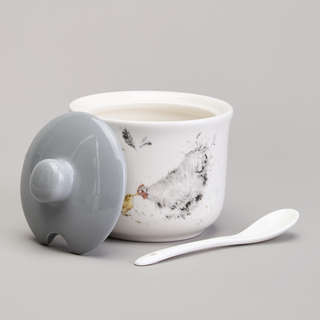 Сахарница с ложкой 300 мл, Lefard 'Funny Hens' 3