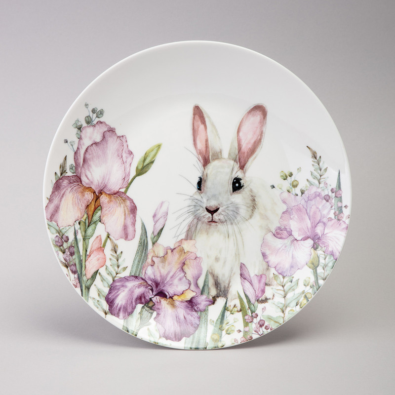 Тарелка закусочная 'Ирисы' (Irises) 20.5 см, Lefard арт.425-140