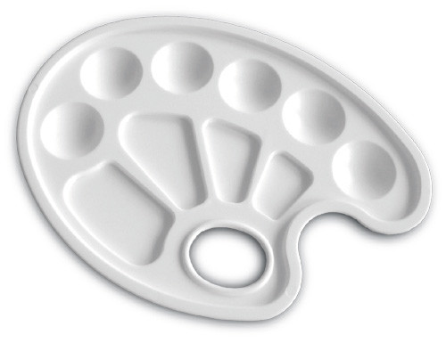 Палитра Луч 'Эллипс' для смешивания красок, овальная