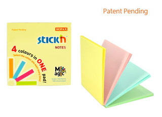 Блок самоклеящийся бумажный Stick`n Magic 21574 76x76мм 100ли...