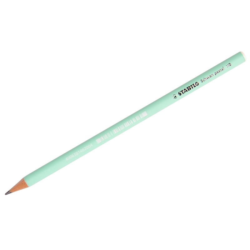 Карандаш ч/г Stabilo Schwan Pastel 421, HB, заточенный, зеленый
