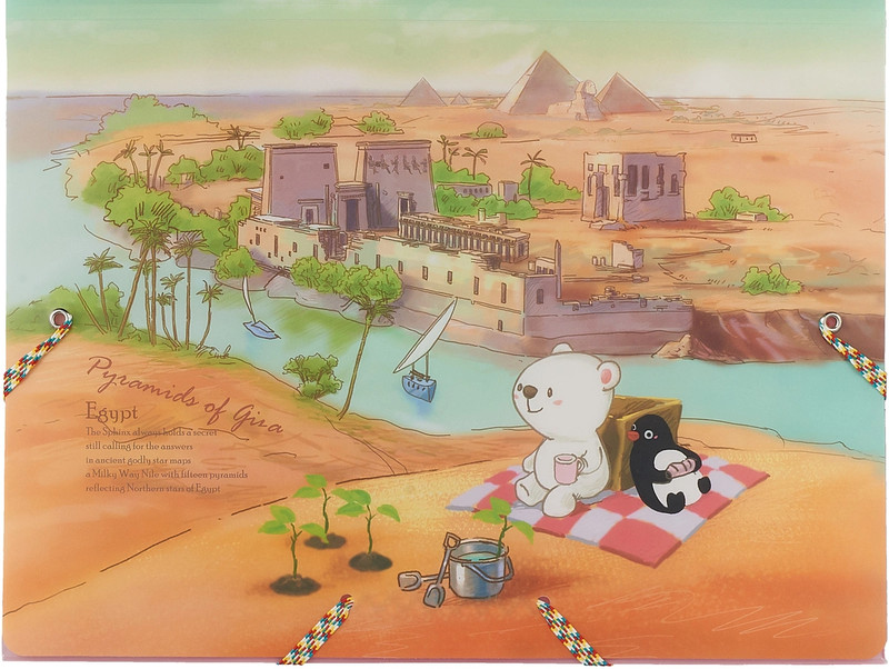 Папка на резинках Comix Traveling around the World 'Египет', A4