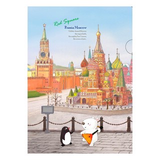 Папка-уголок А4 Comix 'Traveling Москва. Собор Василия Блаженного'