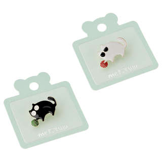 Набор брошей MESHU 'Cat and ball', 2шт, европодвес 2