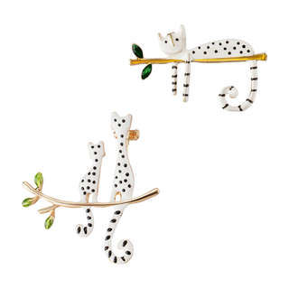 Набор брошей MESHU 'Wild cat', 2шт, европодвес 2