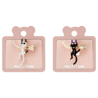 Набор брошей MESHU 'Witch kitten', 2шт, европодвес