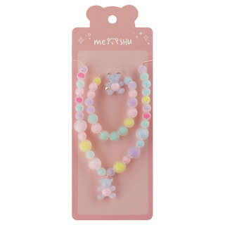 Набор украшений MESHU 'Bear', бижутерия: кольцо, браслет, бус...