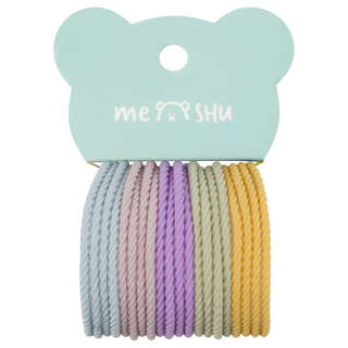 Резинки для волос MESHU, пастельные, 20 шт., диаметр 4.5 см, ...