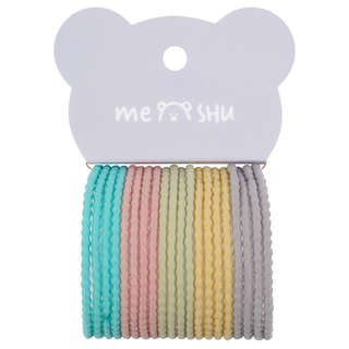 Резинки для волос MESHU, пастельные, 20 шт., диаметр 4.5 см, ...