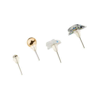 Серьги MESHU 'Stars', бижутерия, 12 пар, европодвес 3