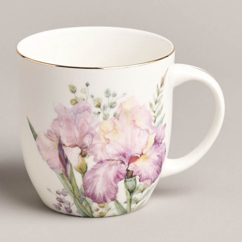 Кружка 'Ирисы' (Irises) 370 мл, Lefard