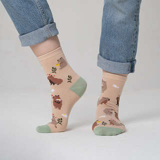 Носки 'Капибара' беж, разм.35-39, артикул KW009-001177 6