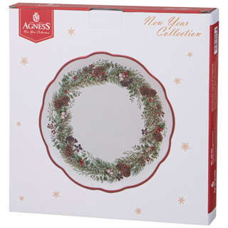 Тарелка обеденная 'Celebration' 25.5 см, Agness 2