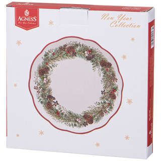 Тарелка закусочная 'Celebration' 20 см, Agness 2