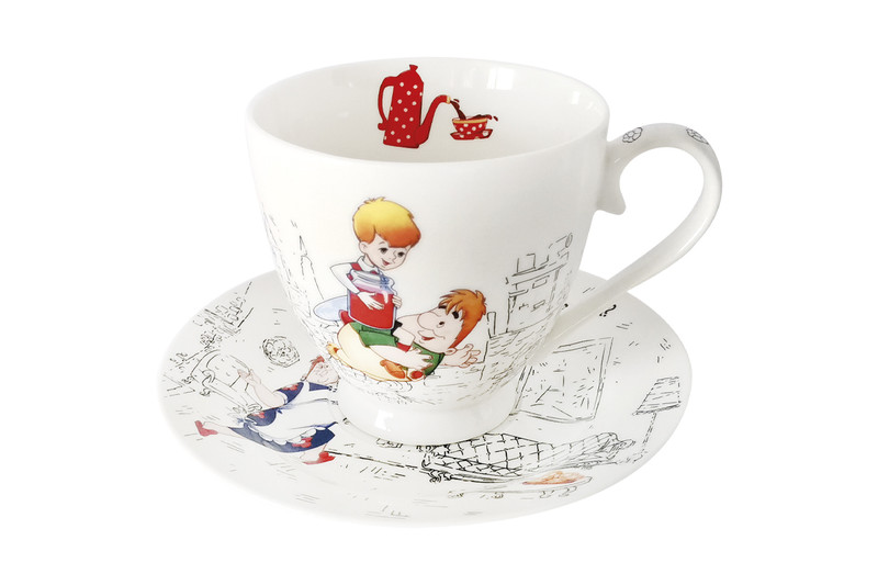 Пара чайная 'Малыш и Карлсон' 440 мл